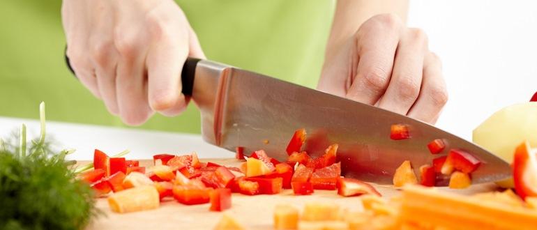 اختيار سكين المطبخ